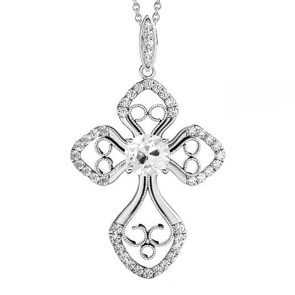 Dazzling Drop Pendant 1 ct – main view
