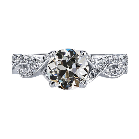 Brilliant Brilliant Diamond Solitaire with Side Stones 2 ct – main view