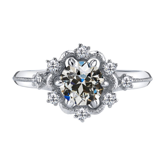 Genuine Diamond Engagement Ring – main view