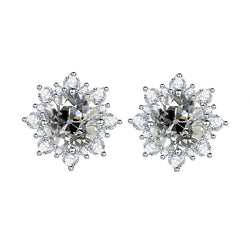 Handcrafted Diamond Earrings 3.50 ct from HarryChadEnt