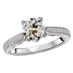 Authentic Fine Diamond Anniversary Ring 2 ct – 14 Karat White