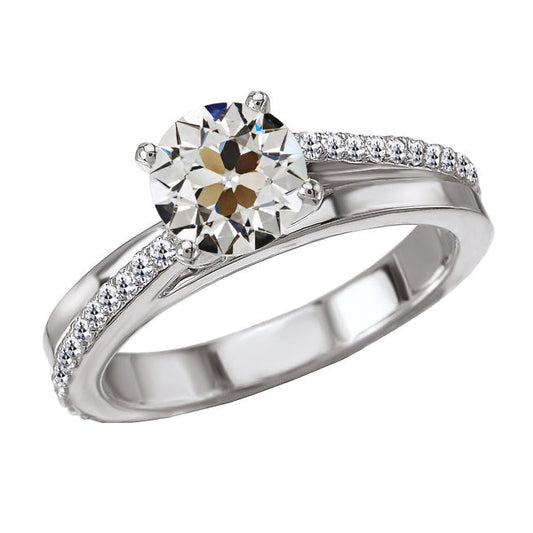 High-End Accent Solitaire Ring 3 ct – main view