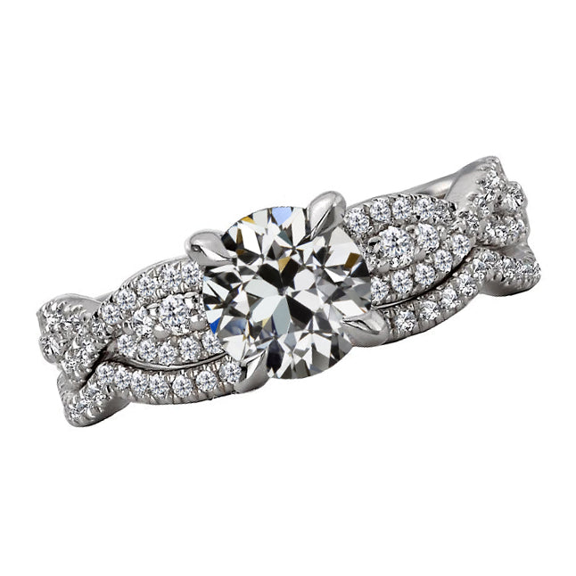 Dazzling Accent Solitaire Ring 3.50 ct – main view