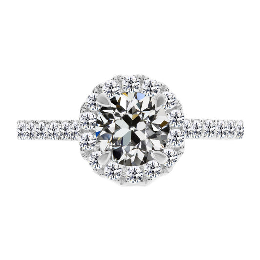 Designer Halo Setting Ring 3.50 ct – main view