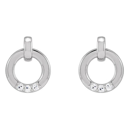 Round Real Diamond Drop Earrings 3 Carats Old Miner Jewelry
