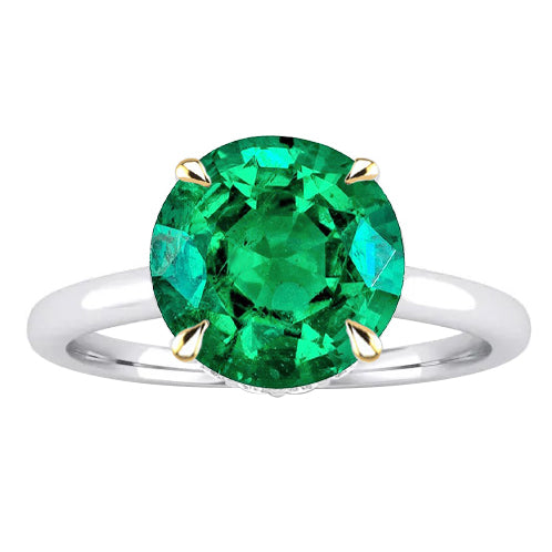 Authentic Emerald Gemstone Ring – main view
