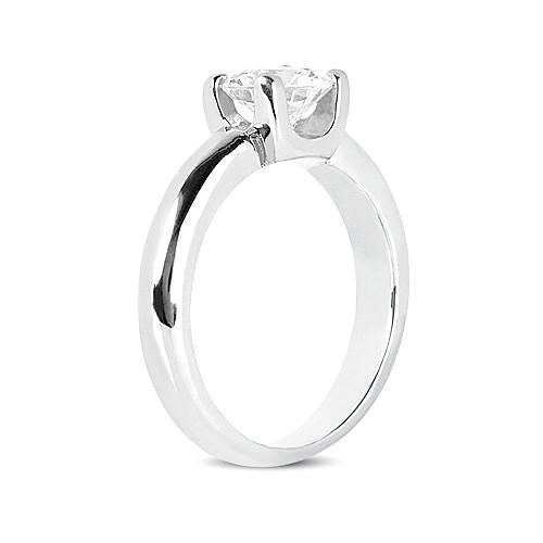 Round Solitaire Genuine Diamond 1.75 Ct. Engagement Ring