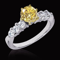 Two-Tone 14K Gold Anniversary Band Brilliant Diamond Accent