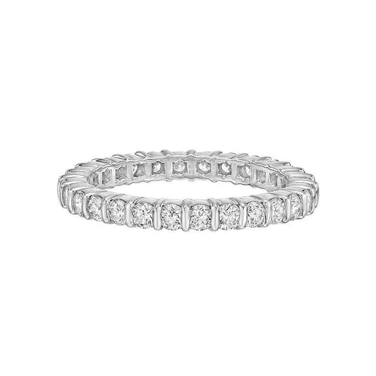 Round Cut Lab Grown Diamond Engagement Ring Band Bezel Set 3 Carats