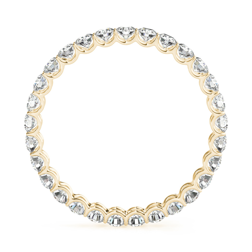 Diamond Eternity Band 0.25-ct 14K Yellow Gold – front view