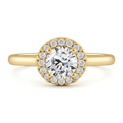 Natural Diamond Ring 1.25ct - Yellow Gold 14K