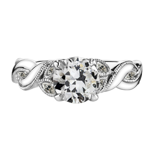 Proposal Ring 14K White Gold with Fine Diamond – main view