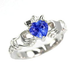 Royal Blue Sapphire Promise Ring