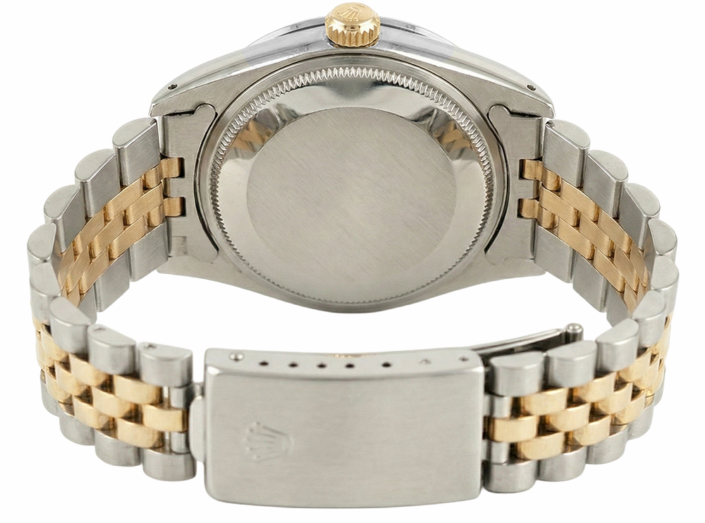 Silver Diamond Dial Bezel Rolex Date Men Watch Ss Jubilee Bracelet