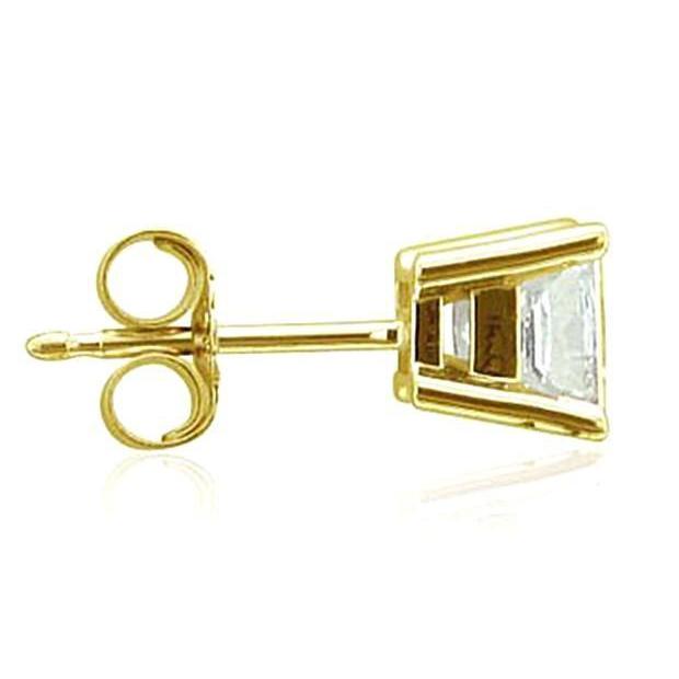 Single F Vs1 1 Carat Real Diamond Stud Earring Men Jewelry