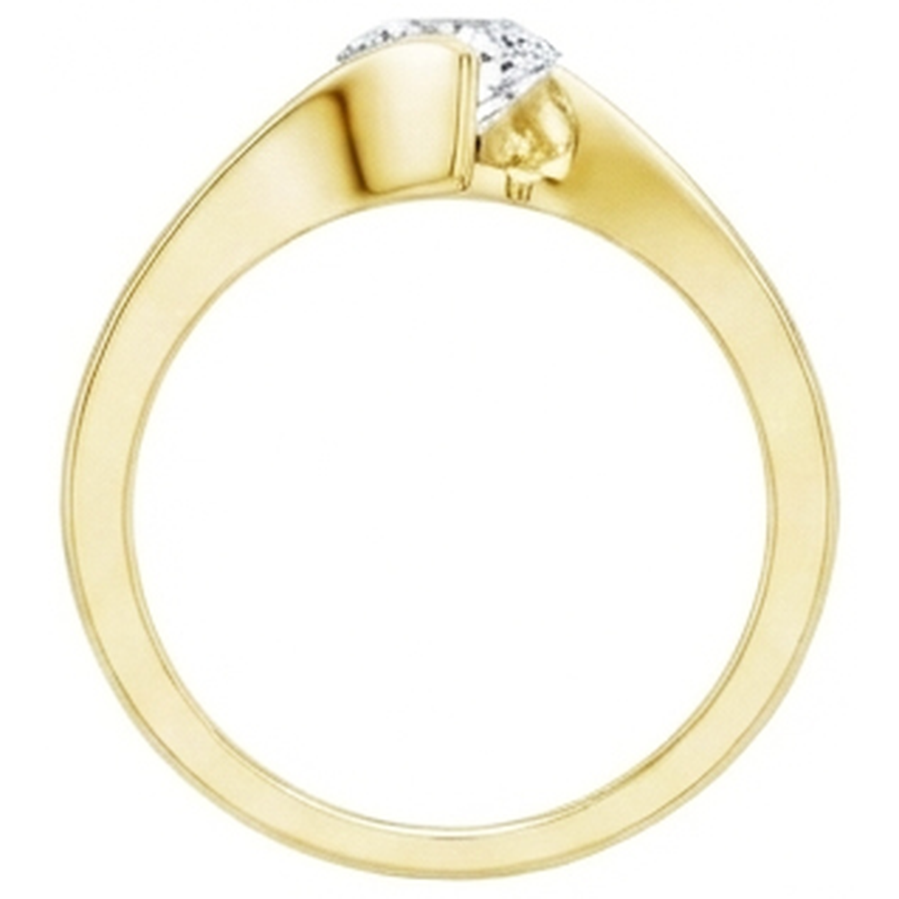 Solitaire 1 Carat Round Real Natural Earth Mined Diamond Anniversary Ring New