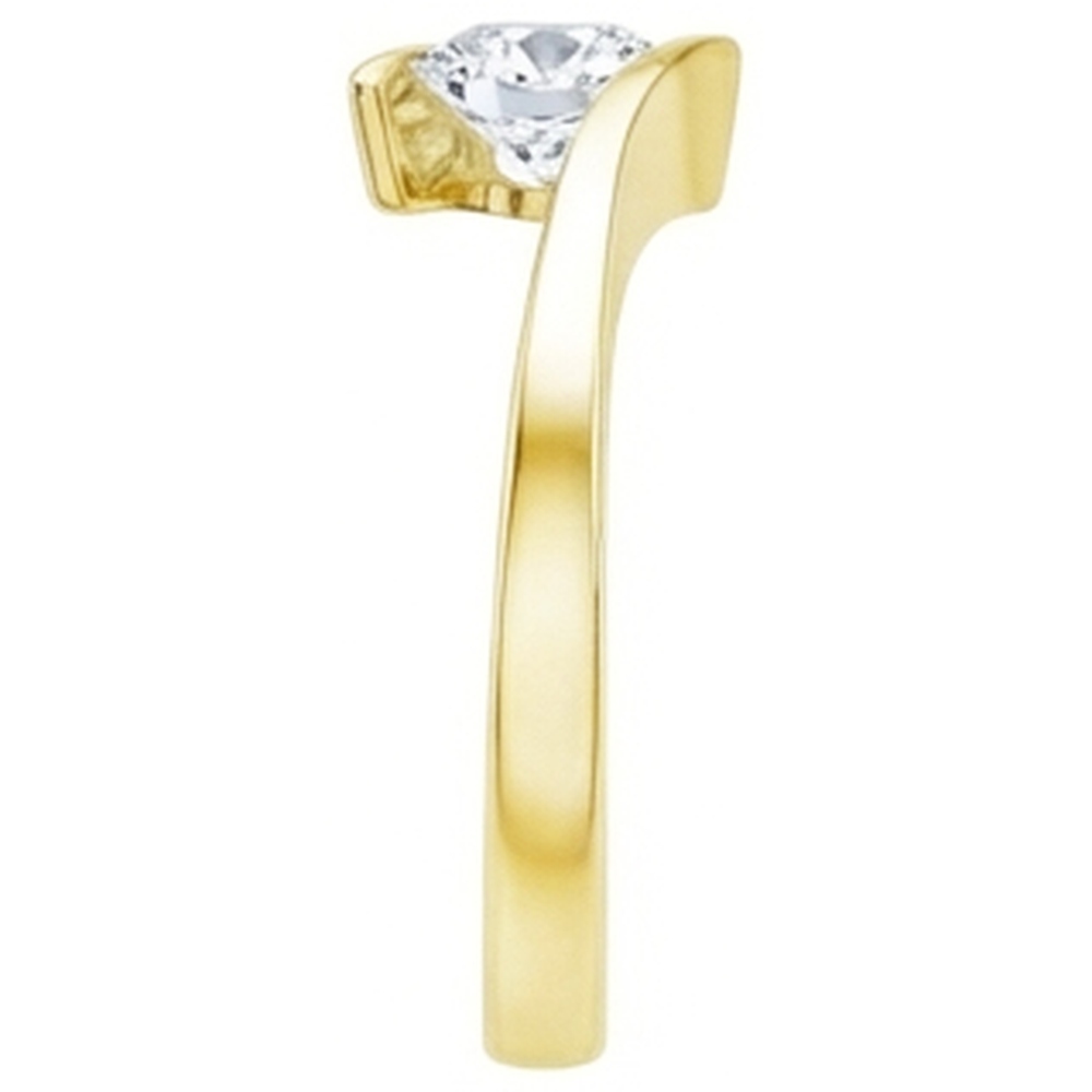 Solitaire 1 Carat Round Real Natural Earth Mined Diamond Anniversary Ring New