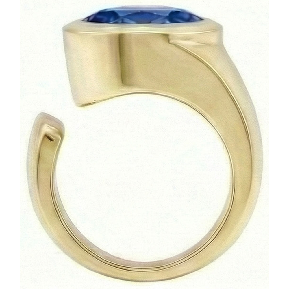 Solitaire Ceylon Sapphire Men's Ring 3 Ct Wedding Anniversary Jewelry