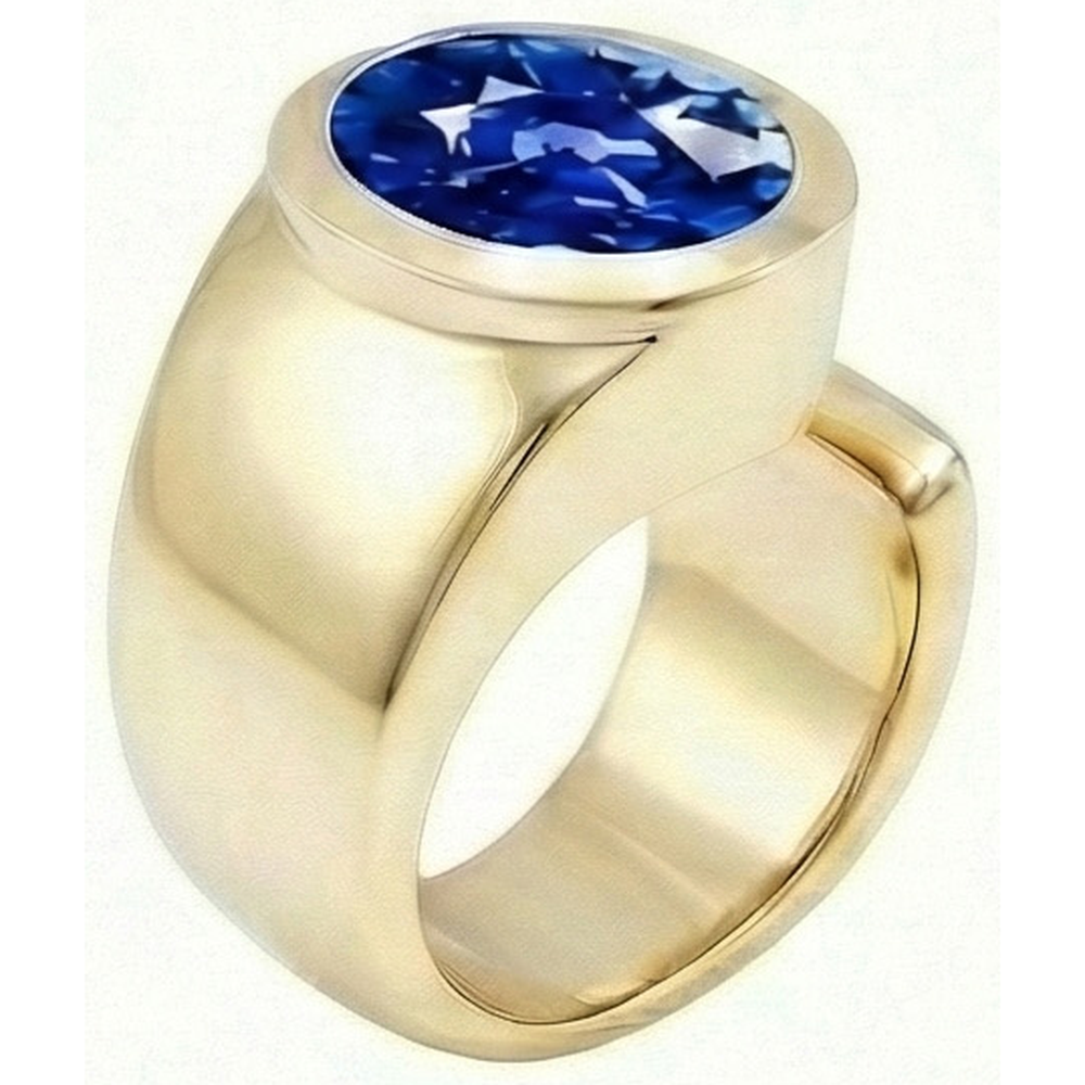 Solitaire Ceylon Sapphire Men's Ring 3 Ct Wedding Anniversary Jewelry