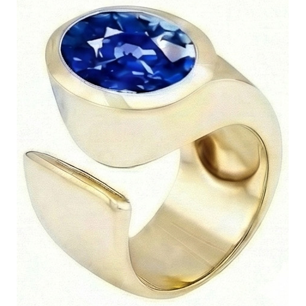 Solitaire Ceylon Sapphire Men's Ring 3 Ct Wedding Anniversary Jewelry
