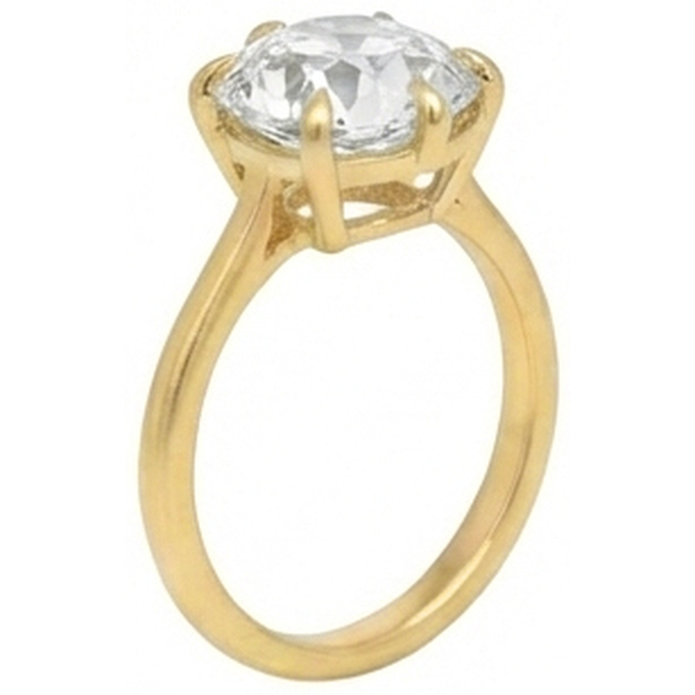 Solitaire Cushion Old Mine Cut Real Natural Earth Mined Diamond ( Not Lab Grown ) Ring 3.50 Carats Ladies Jewelry
