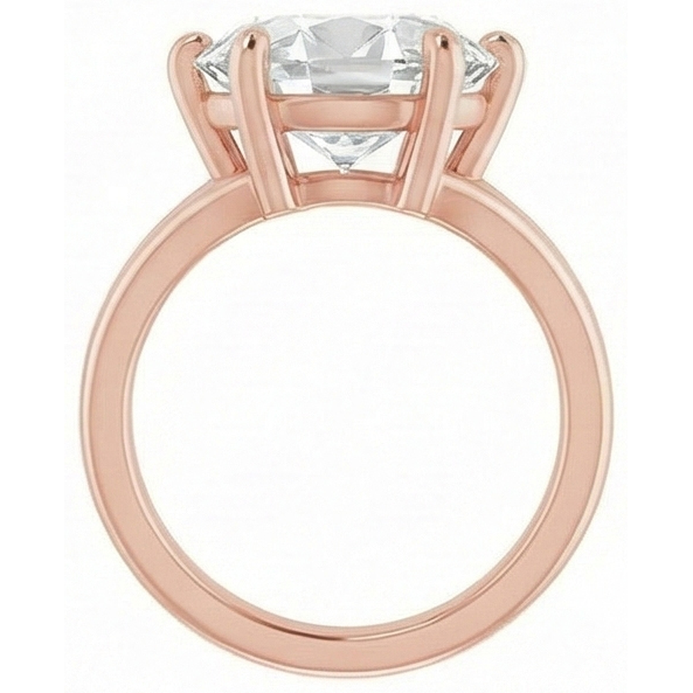 Elegant Solitaire Ring 8.50 ct – angle view