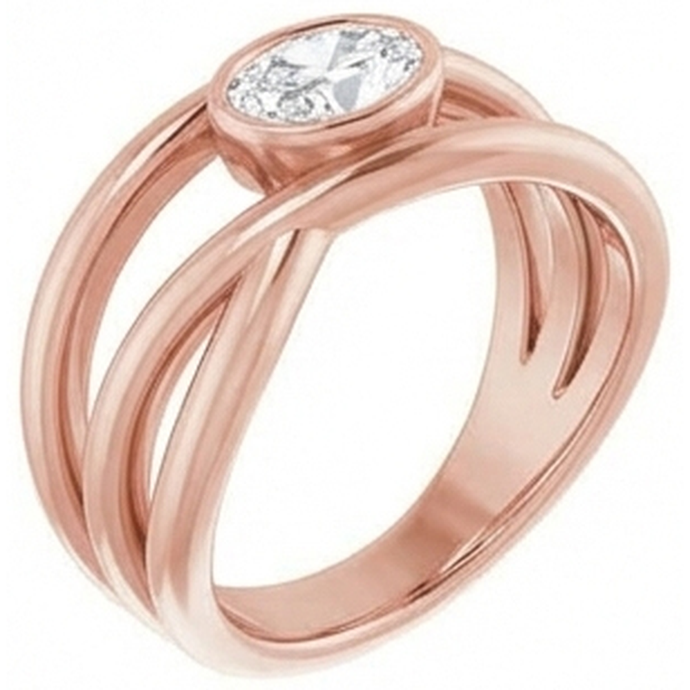 Solitaire Oval Old Miner Real Natural Earth Mined Diamond Ring Bezel Split Shank 2.50 Carats