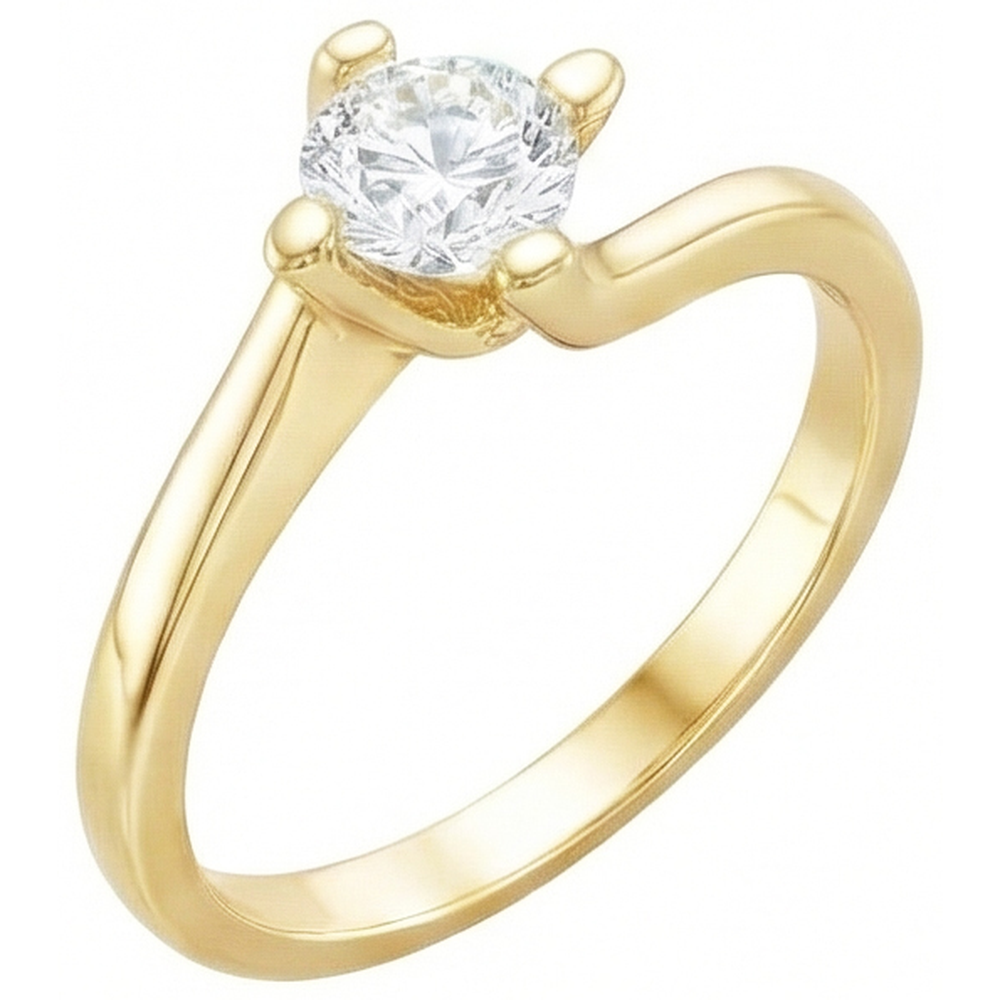 Solitaire Real 1.75 Carat Natural Earth Mined Diamond ( Not Lab Grown ) Wedding Ring Yellow Gold 14K