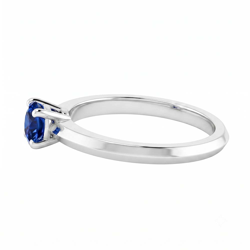 Solitaire Ring 1.25 Carats White Gold 14K