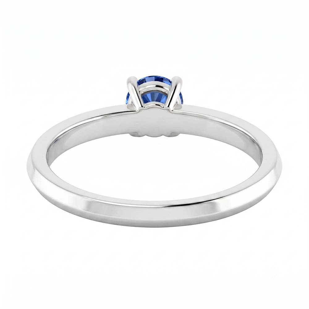 Solitaire Ring 1.25 Carats White Gold 14K
