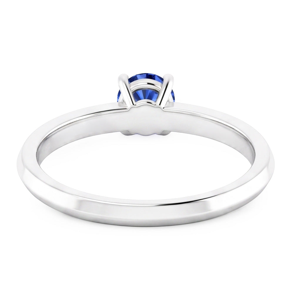 Solitaire Ring 1.25 Carats White Gold 14K