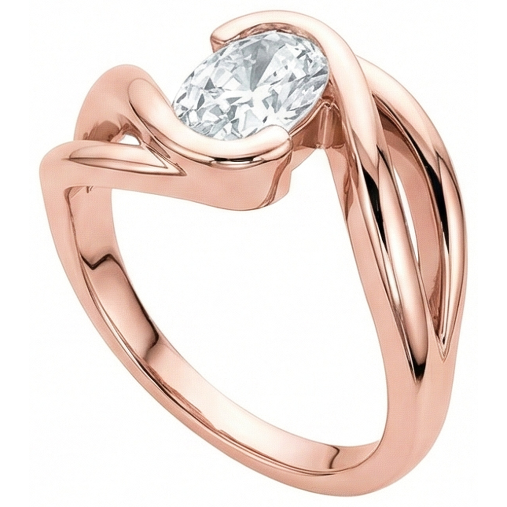 natural cushion diamond 3.75ct ring side angle