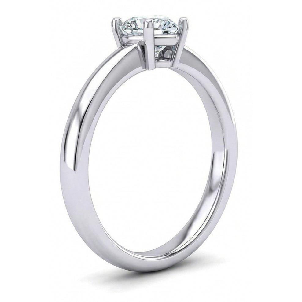 natural heart diamond 1.75ct ring profile view