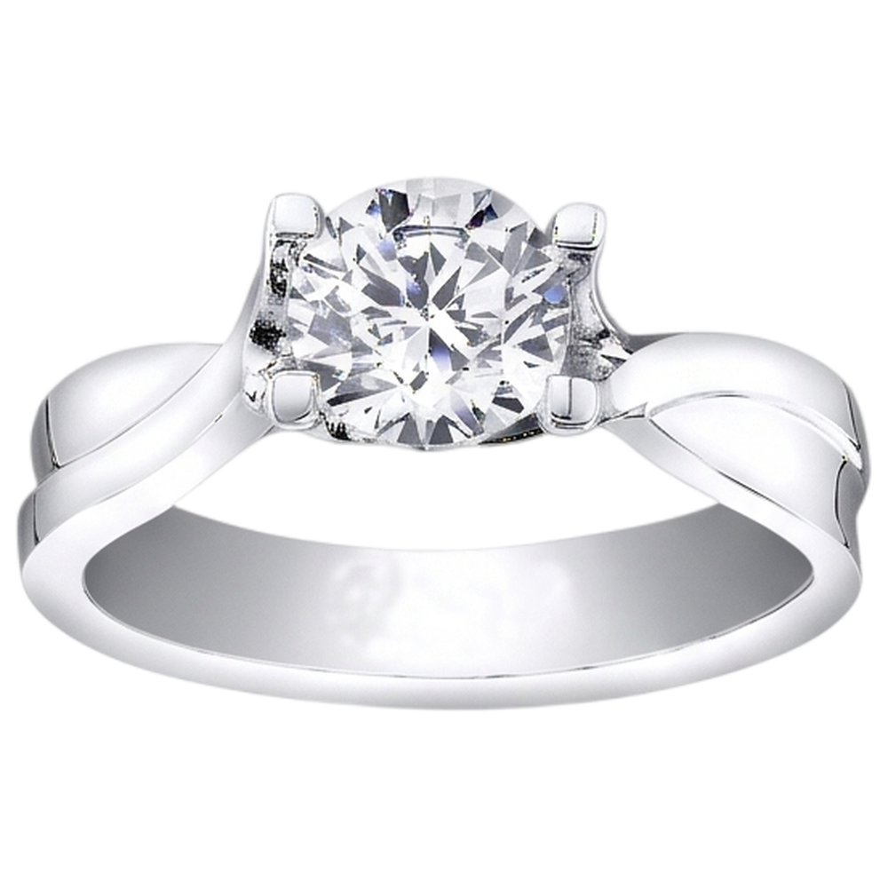 Solitaire Sparkling Real 2.25 Carat Natural Earth Mined Diamond ( Not Lab Grown ) Engagement Ring Gold White