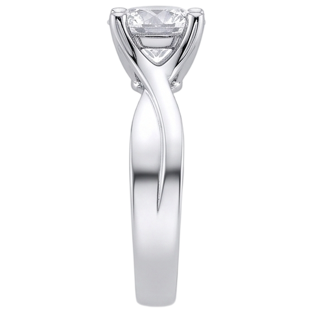 Solitaire Sparkling Real 2.25 Carat Natural Earth Mined Diamond ( Not Lab Grown ) Engagement Ring Gold White
