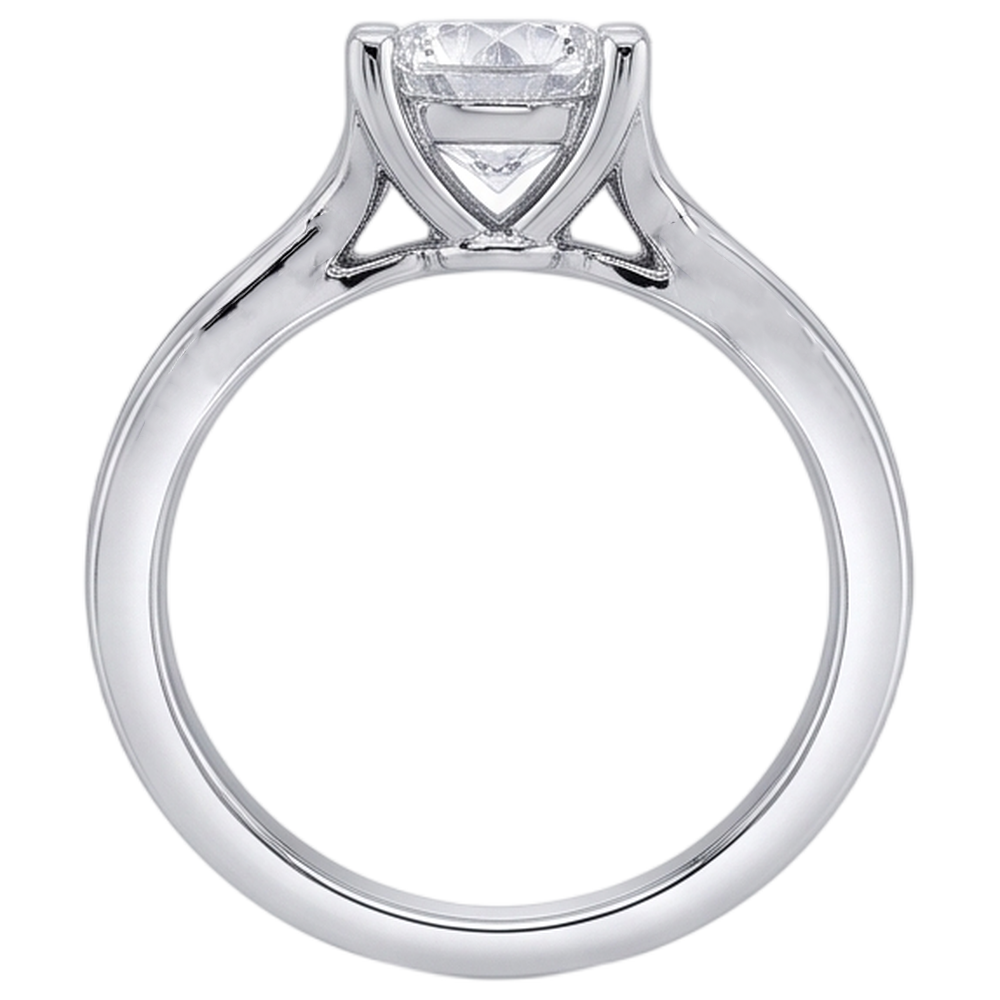 Solitaire Sparkling Real 2.25 Carat Natural Earth Mined Diamond ( Not Lab Grown ) Engagement Ring Gold White