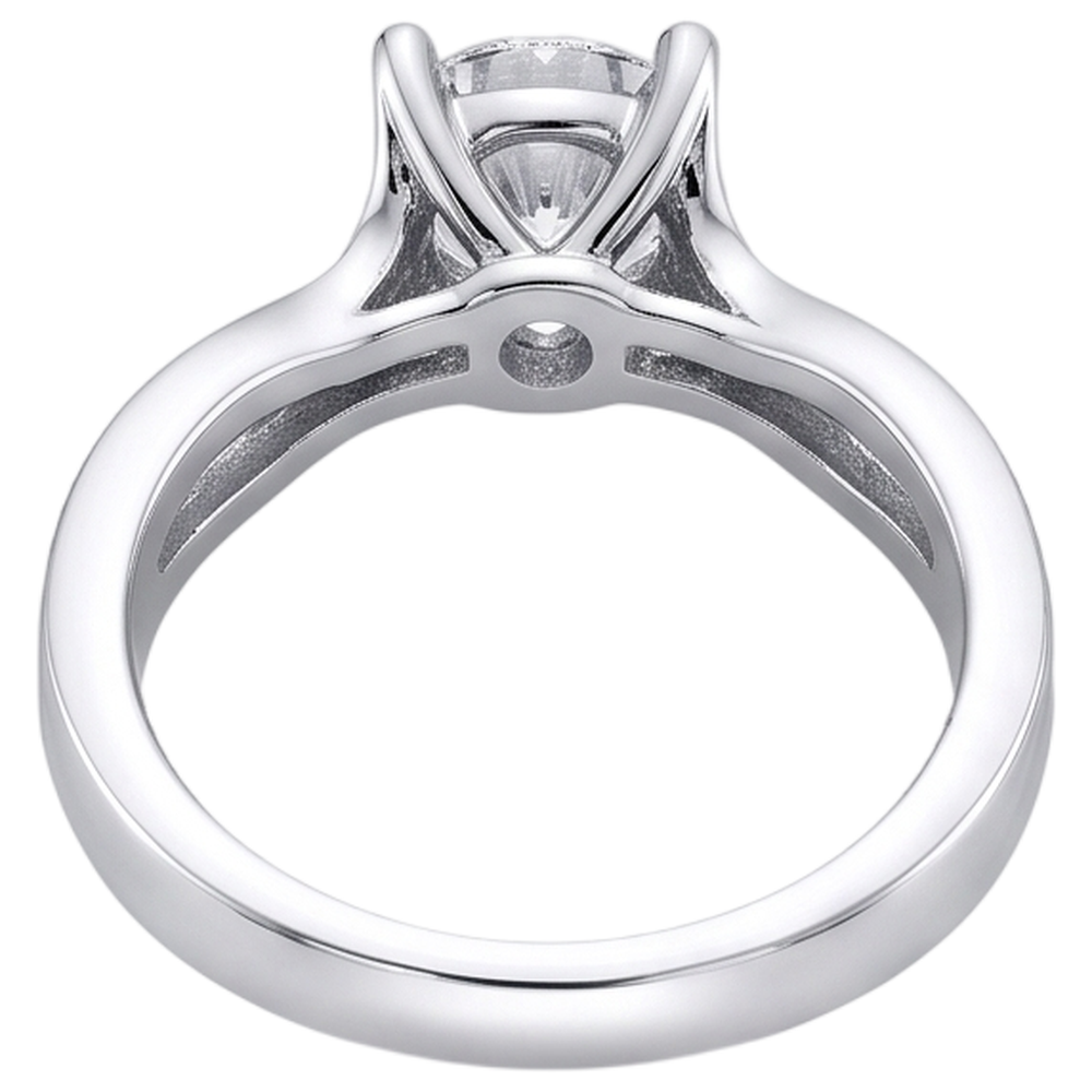 Solitaire Sparkling Real 2.25 Carat Natural Earth Mined Diamond ( Not Lab Grown ) Engagement Ring Gold White