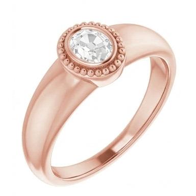 natural oval diamond 1.50ct watch side angle
