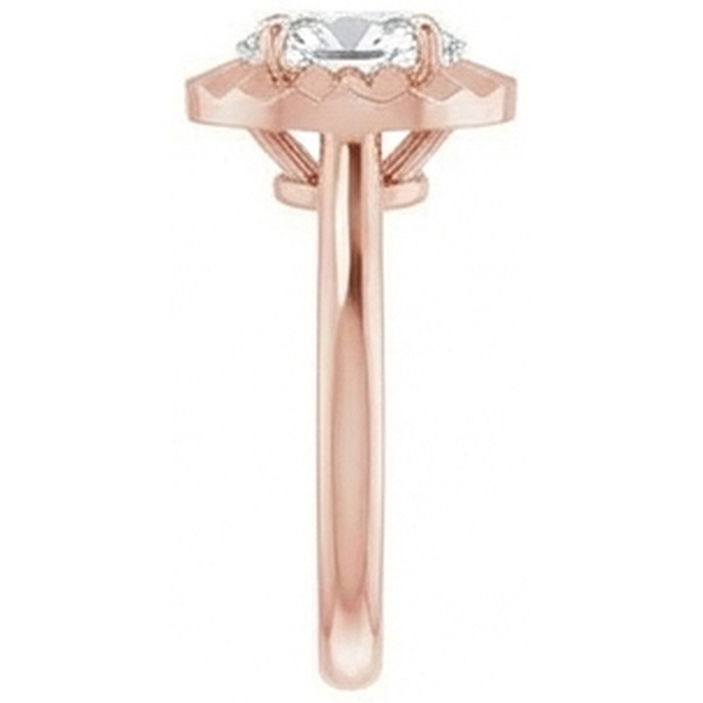 Solitaire Wedding Ring Real Oval Old Miner Natural Earth Mined Diamond ( Not Lab Grown ) 3.25 Carats Women’s Jewelry