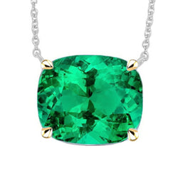 GIA-Certified Precious Stone Pendant – Fine Emerald 7 ct