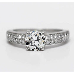 Anniversary Ring Accent Solitaire Ring – Brilliant Diamond 3 ct