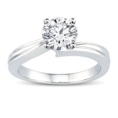 Solitaire Gorgeous Round Cut 1.50 Carats Genuine Diamond Anniversary Ring