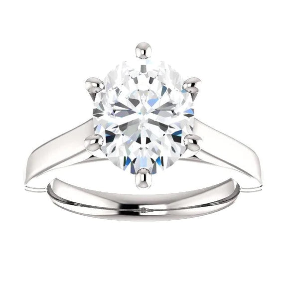  Natural Diamond Ring 3.50 Carats Jewelry New
