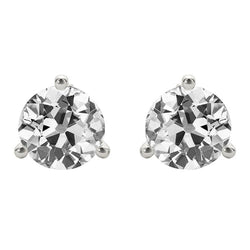 Designer 4-ct Brilliant Diamond Earrings