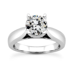 Handcrafted Diamond Solitaire Engagement Ring 2 ct – HarryChadEnt
