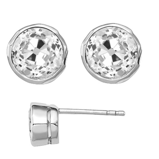 Handcrafted Brilliant Diamond Earrings 4 ct – main view