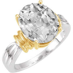 Luxurious Solitaire Engagement Ring with Antique Cushion