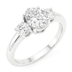 Sophisticated 3-Stone Ring – Fine Diamond 3 ct from HarryChadEnt