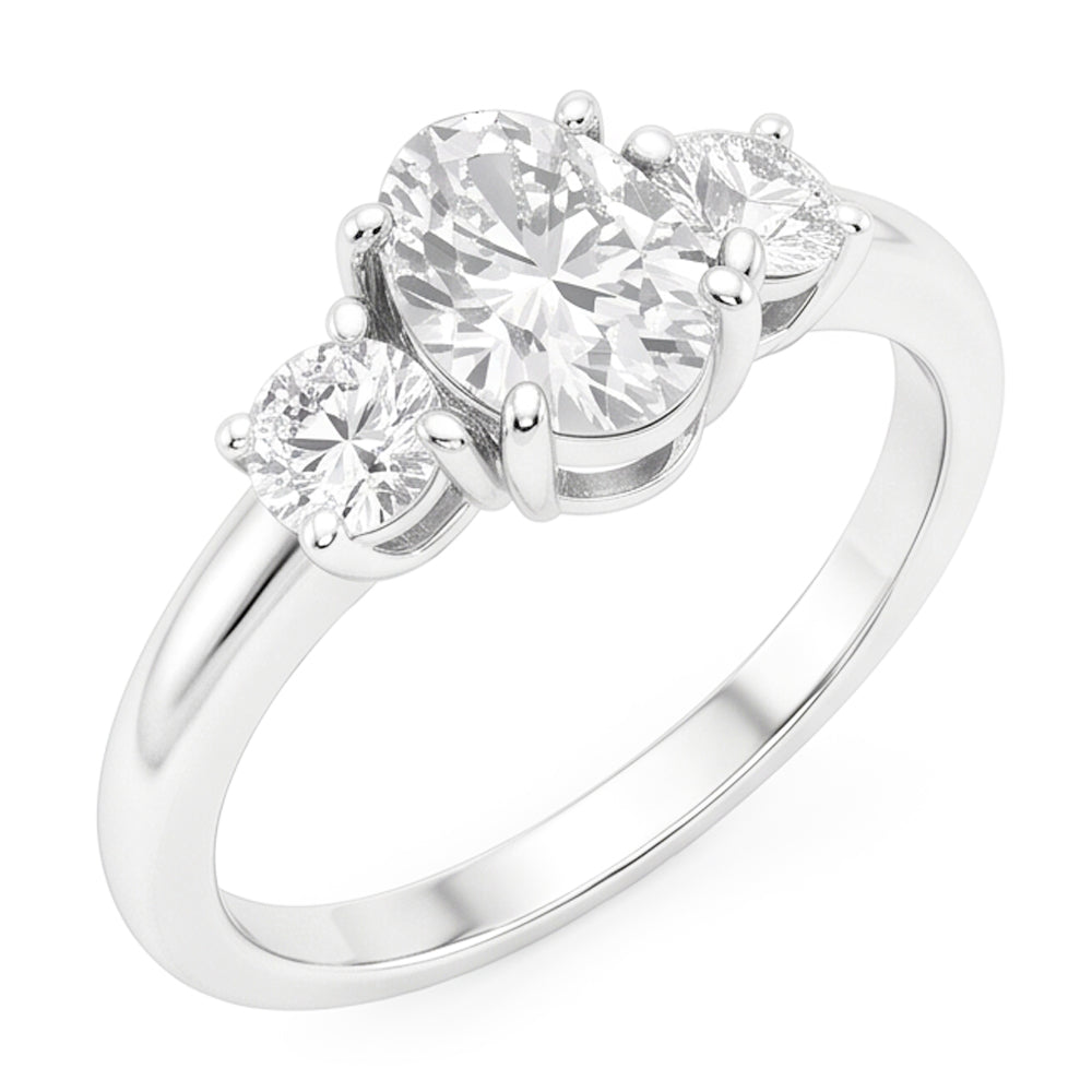 Sophisticated 3-Stone Ring – Fine Diamond 3 ct from HarryChadEnt