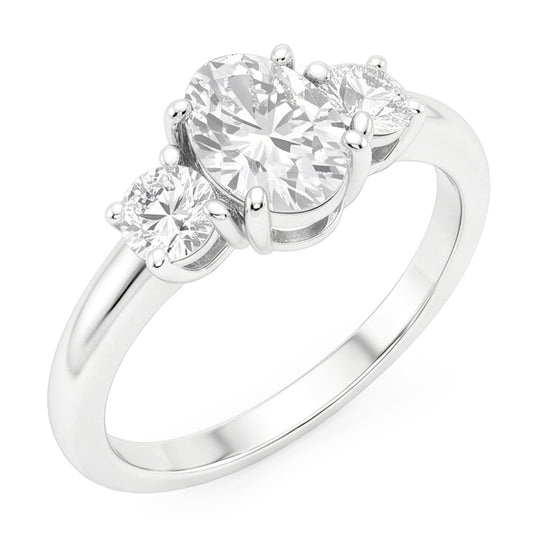 Sophisticated 3-Stone Ring – Fine Diamond 3 ct from HarryChadEnt
